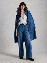 Load image into Gallery viewer, White Stuff - Ayla Wide Leg Jean in Mid Denim
