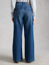 Load image into Gallery viewer, White Stuff - Ayla Wide Leg Jean in Mid Denim
