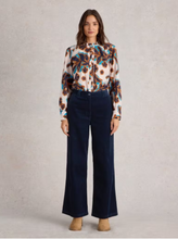 Load image into Gallery viewer, White Stuff - Belle Cord Wide Leg Trouser - Dark Navy
