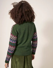 Load image into Gallery viewer, White Stuff - Belle Fairisle Cardi - Green Multi
