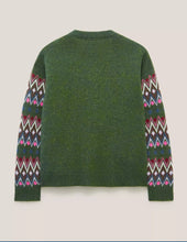 Load image into Gallery viewer, White Stuff - Belle Fairisle Cardi - Green Multi
