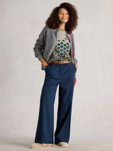 Load image into Gallery viewer, White Stuff - Bobby Boucle Zip Cardi in Mid Grey
