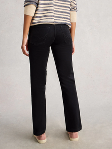 White Stuff - Brooke Cord Straight Trouser in Charcoal Grey