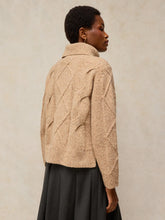 Load image into Gallery viewer, White Stuff - Cable Roll Neck Jumper in Mid Brown
