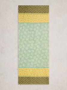 White Stuff - Callie Printed Scarf in Green Print