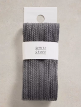 Load image into Gallery viewer, White Stuff - Cara Cable Knit Tights - Mid Grey
