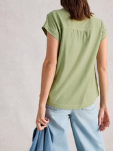 Load image into Gallery viewer, White Stuff - Cecily Sleeveless Shirt in Khaki Green

