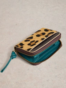 White Stuff - Cerys Zip Around Purse in Brown Multi