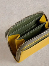 Load image into Gallery viewer, White Stuff - Cerys Zip Around Purse in Mid Chartreus
