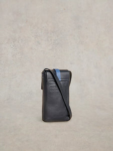 White Stuff - Clara Leather Phone Bag - French Navy