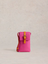 Load image into Gallery viewer, White Stuff - Clara Buckle Leather Phone Bag in Pink Multi
