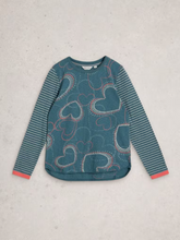 Load image into Gallery viewer, White Stuff - Clara Long Sleeve Tee in Blue Multi
