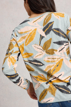 Load image into Gallery viewer, White Stuff - Clara Long Sleeved Tee in Blue Print
