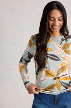 Load image into Gallery viewer, White Stuff - Clara Long Sleeved Tee in Blue Print

