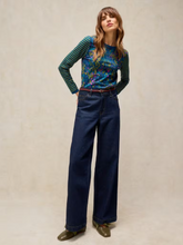 Load image into Gallery viewer, White Stuff - Clara Long Sleeve Tee in Teal Print
