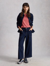Load image into Gallery viewer, White Stuff - Clara Long Sleeve Texture Tee in Pink Multi
