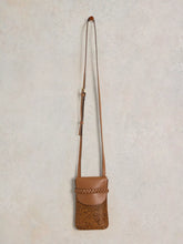 Load image into Gallery viewer, White Stuff - Clemmy Leather Phone Bag - Tan Multi
