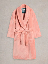 Load image into Gallery viewer, White Stuff - Clover Cosy Dressing Gown - Mid Pink
