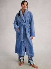 Load image into Gallery viewer, White Stuff - Clover Dressing Gown in Light Blue
