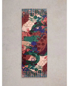 White Stuff - Collage Print Scarf - Pink Multi