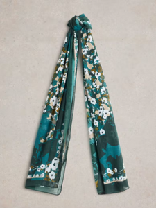 White Stuff - Daisy Hare Print Scarf