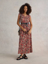 Load image into Gallery viewer, White Stuff - Darcie Jersey Maxi Dress - Black Print
