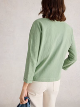 Load image into Gallery viewer, White Stuff - Demi Dolman Top in Mid Green
