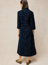 Load image into Gallery viewer, White Stuff - Ellie Cord Pleated Dress in Navy Multi
