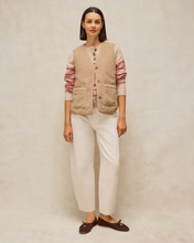 Load image into Gallery viewer, White Stuff - Emery Reversible Gilet in Light Natural
