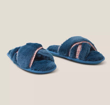 Load image into Gallery viewer, Faux Fur Mule Slipper - Mid Teal
