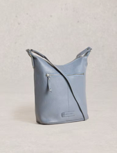 Load image into Gallery viewer, White Stuff - Fern Leather Crossbody in Mid Blue
