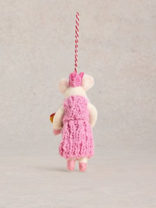 White Stuff - Fizz Mouse Hanging Decoration