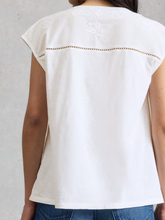 Load image into Gallery viewer, White Stuff - Fliss Floral Top in Brilliant White
