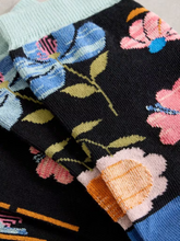 Load image into Gallery viewer, White Stuff - Floral Ankle Sock in Black Multi
