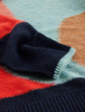 Load image into Gallery viewer, White Stuff - Freya Abstract Jumper in Navy Multi
