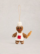 Load image into Gallery viewer, White Stuff - Gingerbread Hanging Decoration
