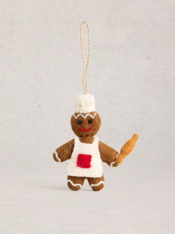 White Stuff - Gingerbread Hanging Decoration