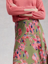 Load image into Gallery viewer, White Stuff - Hope Bias Cut Maxi Skirt in Green Multi
