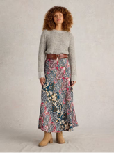 Load image into Gallery viewer, White Stuff - Hope Bias Cut Maxi Skirt - Teal Print
