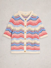 Load image into Gallery viewer, White Stuff - Isabella Wavy Cardi in Ivory Multi

