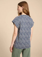 Load image into Gallery viewer, White Stuff - Ivy Linen V Neck Tee
