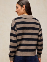 Load image into Gallery viewer, White Stuff - Izzy Striped Collar Jumper in Natural Multi

