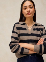 Load image into Gallery viewer, White Stuff - Izzy Striped Collar Jumper in Natural Multi
