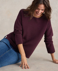 White Stuff - Jana Jumper - Mid Plum