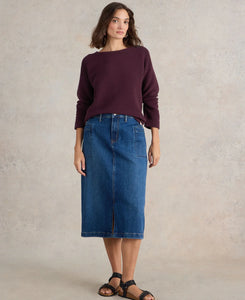 White Stuff - Jana Jumper - Mid Plum