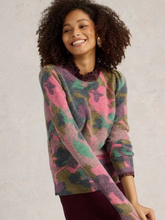 Load image into Gallery viewer, White Stuff - Jodie Printed Floral Jumper - Green Multi
