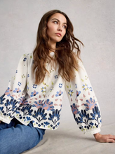 Load image into Gallery viewer, White Stuff - Lana Top in Ivory Multi
