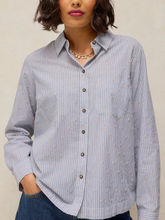 Load image into Gallery viewer, White Stuff - Libby Organic Cotton Shirt in Blue Mult
