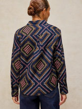 Load image into Gallery viewer, White Stuff - Libby Organic Cotton Shirt in Navy Multi
