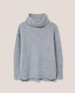 White Stuff - Lovely Rib Jumper - Light Grey